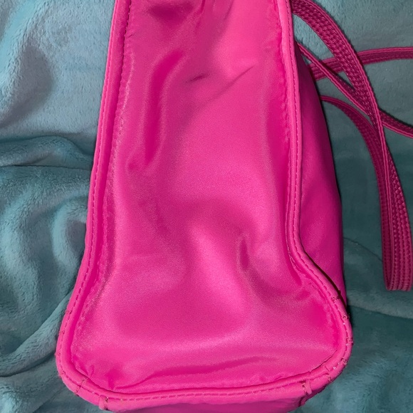 ♠️kate spade Hot Pink Sateen Shoulder Bag♠️. EUC! - Picture 5 of 6